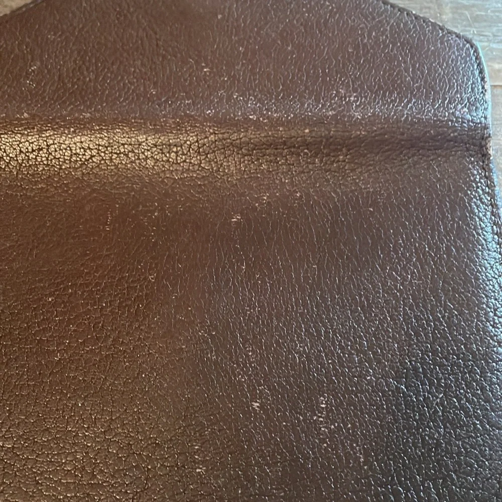 Vintage Echt 2 Prym Envelope Leather Wallet🖤
